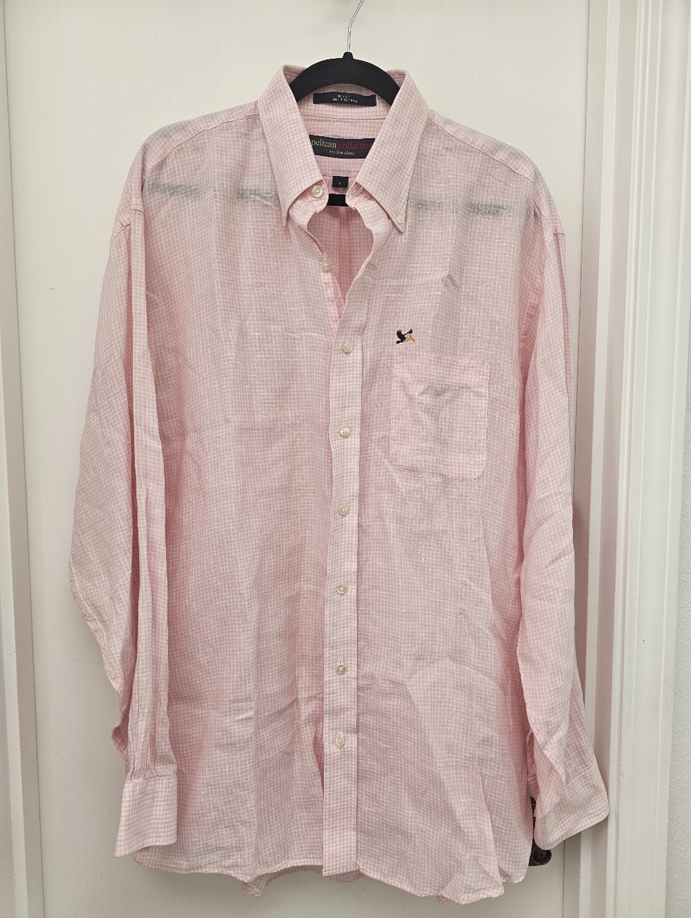 Don Alans Pelican Collection Linen Gingham Shirt